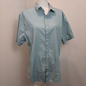 Bixby Nomad Wave Pattern Camp Button Up Shirt